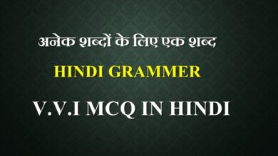 Anek shabdon ke liye ek shabd question