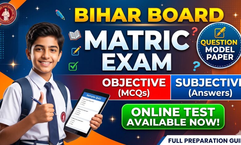 Bihar Board Class 10th Questions